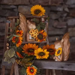 Orava ja auringonkukka 26 cm