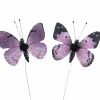 Perhoskoriste 5 cm violetti