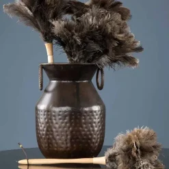 Pölyhuiska strutsinsulka 45 cm – puuvarsi
