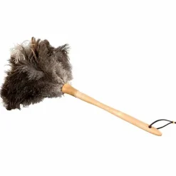 Pölyhuiska strutsinsulka 45 cm – puuvarsi