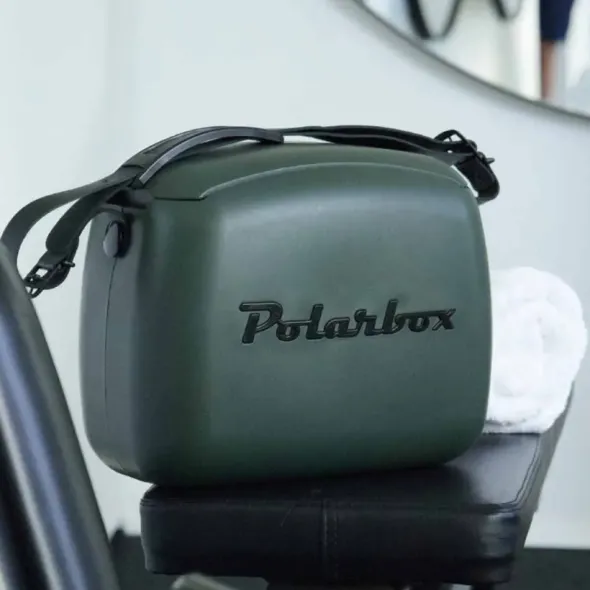 Polarbox kylmälaukku 6L + eväsrasiat Metsänvihreä