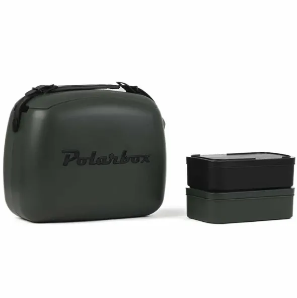 Polarbox kylmälaukku 6L + eväsrasiat Metsänvihreä
