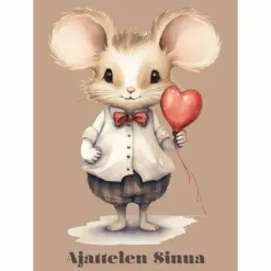 Postikortti Ajattelen Sinua