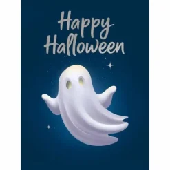Postikortti Happy Halloween haamu