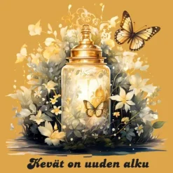 Postikortti Kevät on uuden alku