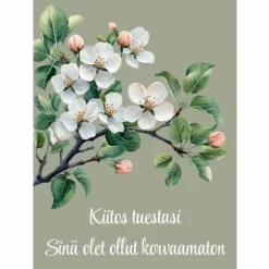 Postikortti Kiitos tuestasi