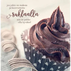 Postikortti Kuorrutettu suklaalla