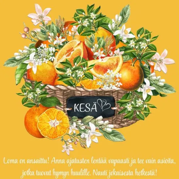 Postikortti Loma on ansaittu!