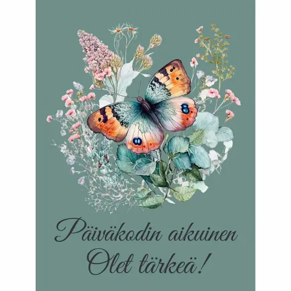 Postikortti Päiväkodin aikuinen