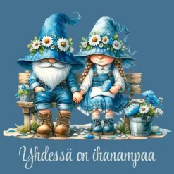 Postikortti Yhdessä on ihanampaa