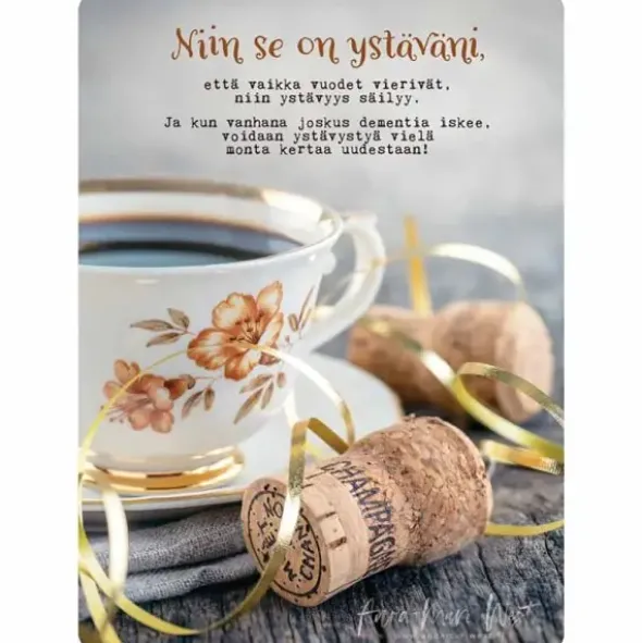 Postikortti Ystävyys säilyy