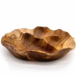 Puukulho Teak 30 cm 3-osiota