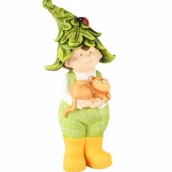 Puutarhakoriste Poika ja kissanpentu 29 cm
