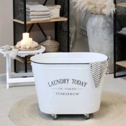 Pyykkikori Laundry Today pyörillä