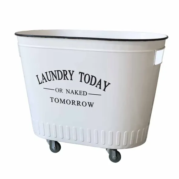 Pyykkikori Laundry Today pyörillä