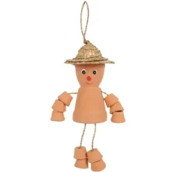 Ruukkukaveri olkihatussa 16 cm