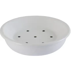 Saippua-alunen emalia valkoinen 13,5 cm