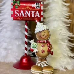 Santa postilaatikko punainen
