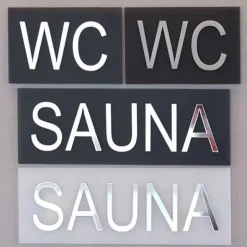 Sauna-kyltti suorakaide – useita värejä