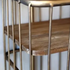 Seinähyllykkö koukuilla antiikkipronssi
