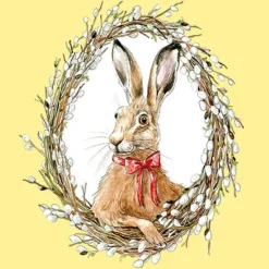 Servetti Bunny Portrait keltainen