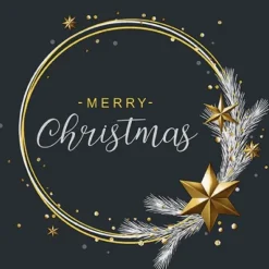 Servetti Merry Christmas musta kahvi