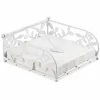 Servettiteline lehdet valkoinen
