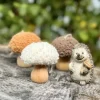 Sherpa sienikoriste 5,5 cm valkoinen