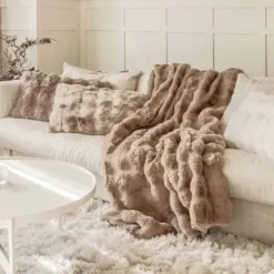 Sisustustyyny Misty taupe 60×40 cm