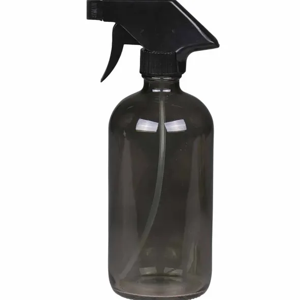 Suihkepullo harmaata lasia 480 ml