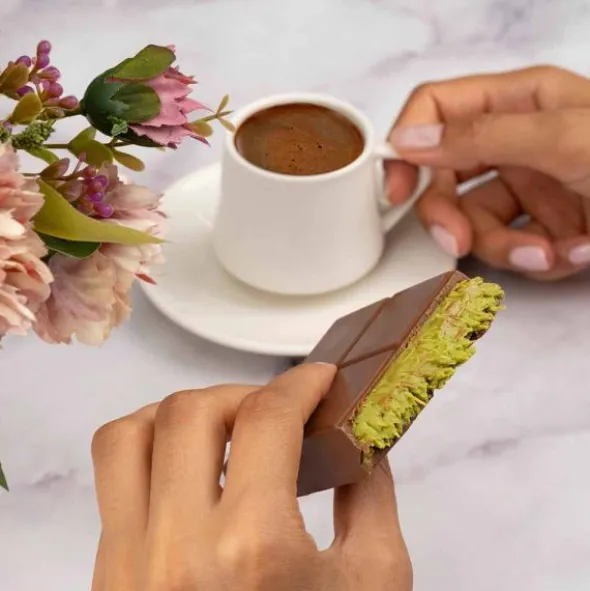 Suklaalevy Maitosuklaa Pistaasi Dubai Style 100g