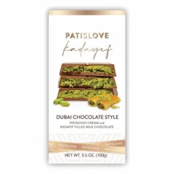 Suklaalevy Maitosuklaa Pistaasi Dubai Style 100g