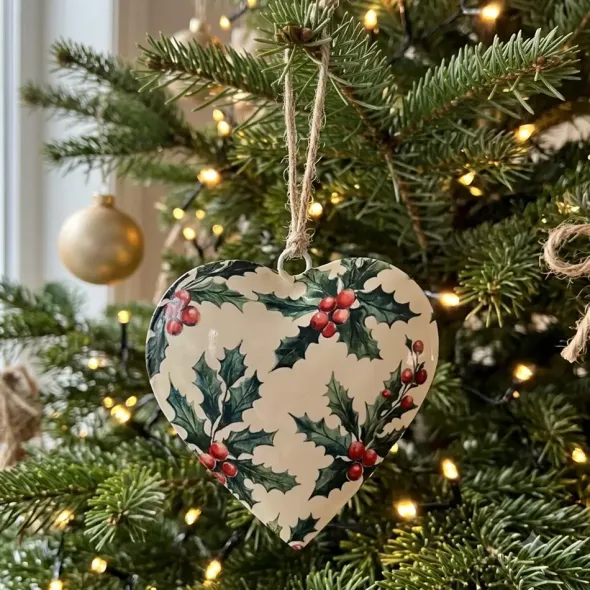 Sydänkoriste Holly 8 cm