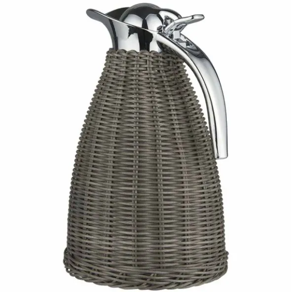 Termoskannu rottinki 1,5l harmaa