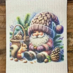 Tonttu ja orava tiskirätti