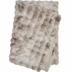 Torkkupeitto Luxus Misty hiekka 140×220 cm