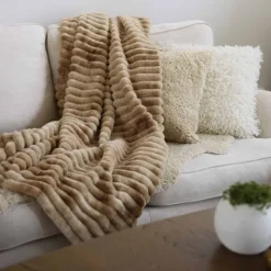 Torkkupeitto Luxus toffee 120×180 cm