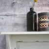 Tuikkulyhty antiikkihopea 12 cm