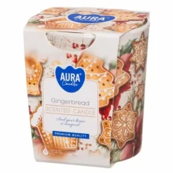 Tuoksukynttilä lasiastiassa Gingerbread