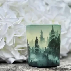 Tuoksukynttilä lasiastiassa Oak – Moss