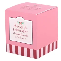 Tuoksukynttilä lasiastiassa Pink Peppermint