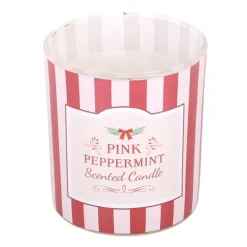 Tuoksukynttilä lasiastiassa Pink Peppermint