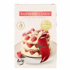 Tuoksulämpökynttilä Rasperry Cloud 6 kpl