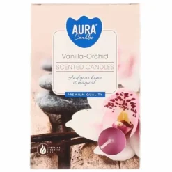 Tuoksulämpökynttilä Vanilla Orchid 6 kpl