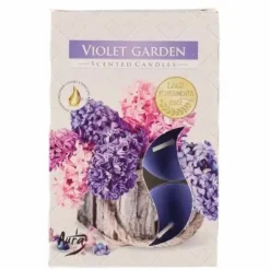 Tuoksulämpökynttilä Violet Garden 6 kpl