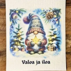 Valoa ja iloa tiskirätti