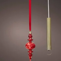 Valokoriste Royal 27 cm punainen