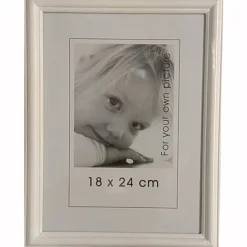 Valokuvakehys Line valkoinen 18×24 cm