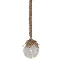 Valopallo juuttinarussa 10 cm