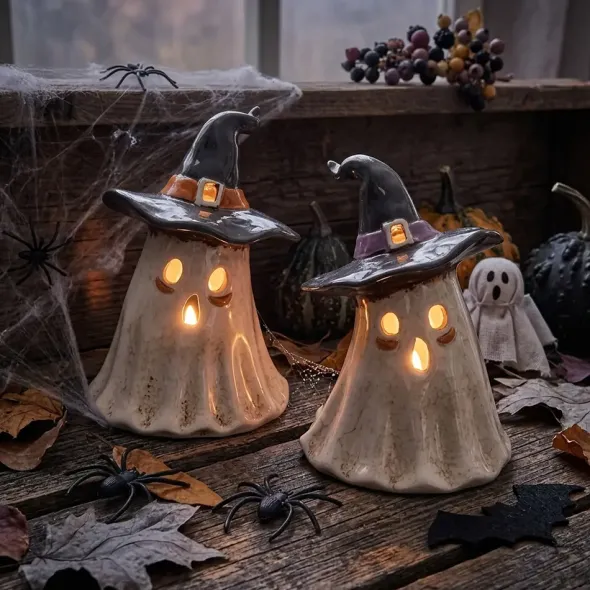 Village Pottery lyhty Haamu – useita värejä